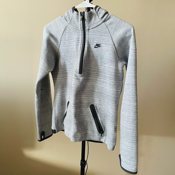 Nike 1/2 Zip Long Sleeve Zipper Pockets Hoodie Size Small - Picture 12 of 13